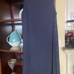 Ralph Lauren Black and White Midi Dress